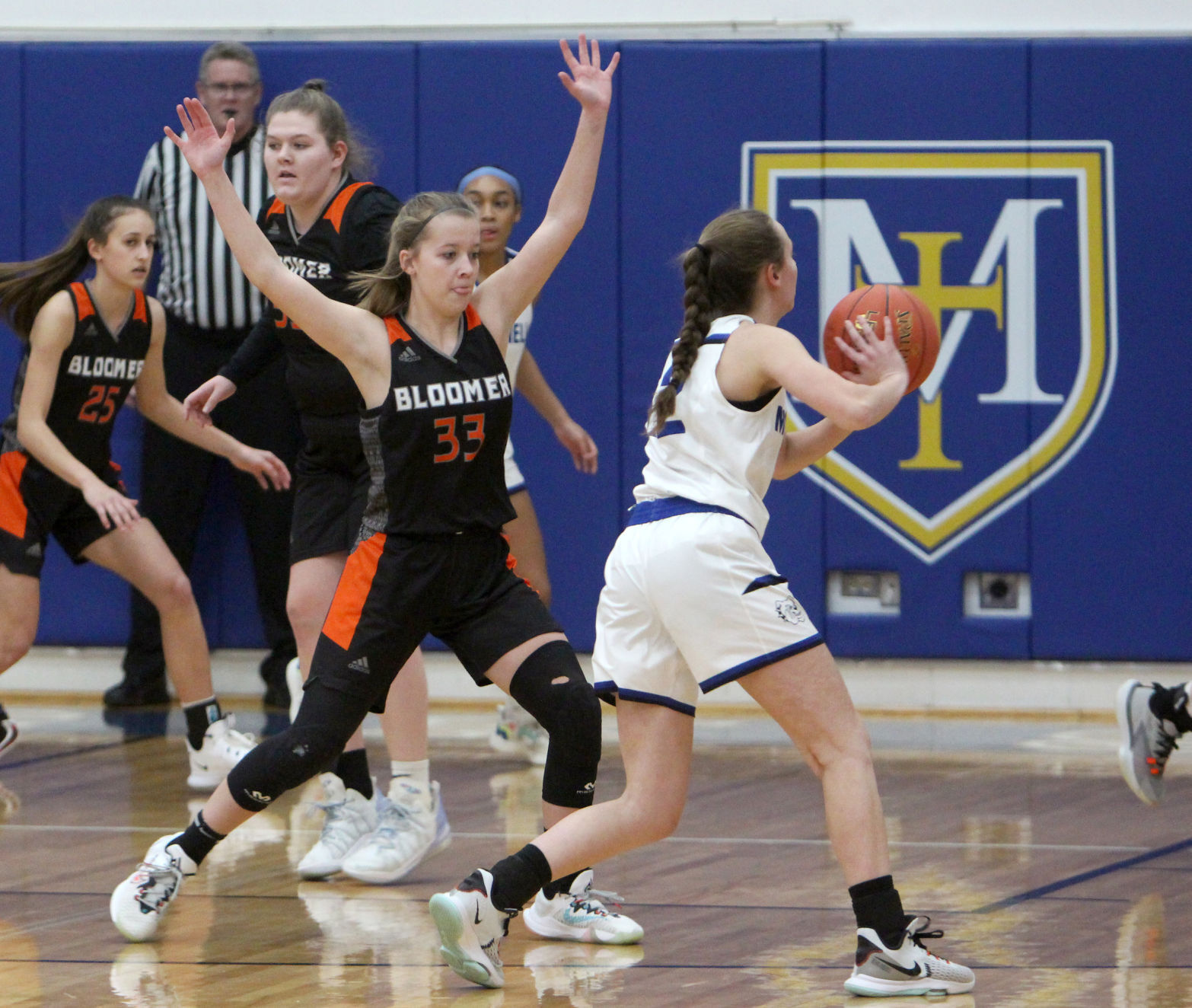 Bloomer at McDonell girls basketball 1-22-22